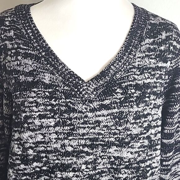 Croft & Barrow Black Tweed Pullover Sweater, Size 1X - Picture 3 of 7